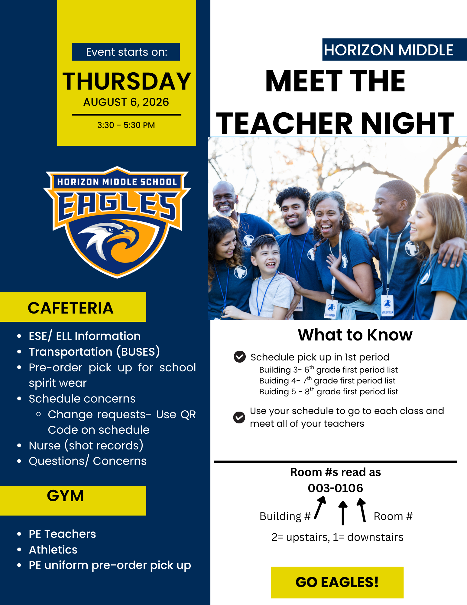 Meet The Teacher Night Information