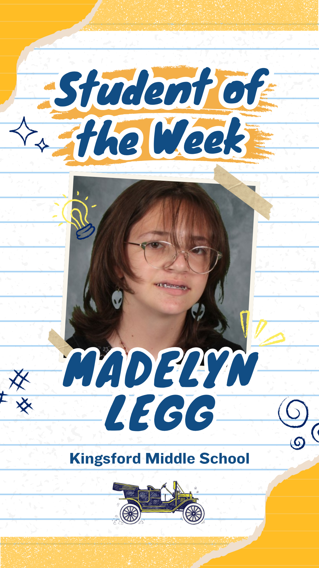 KMS Student of the Week, May 4, 2026