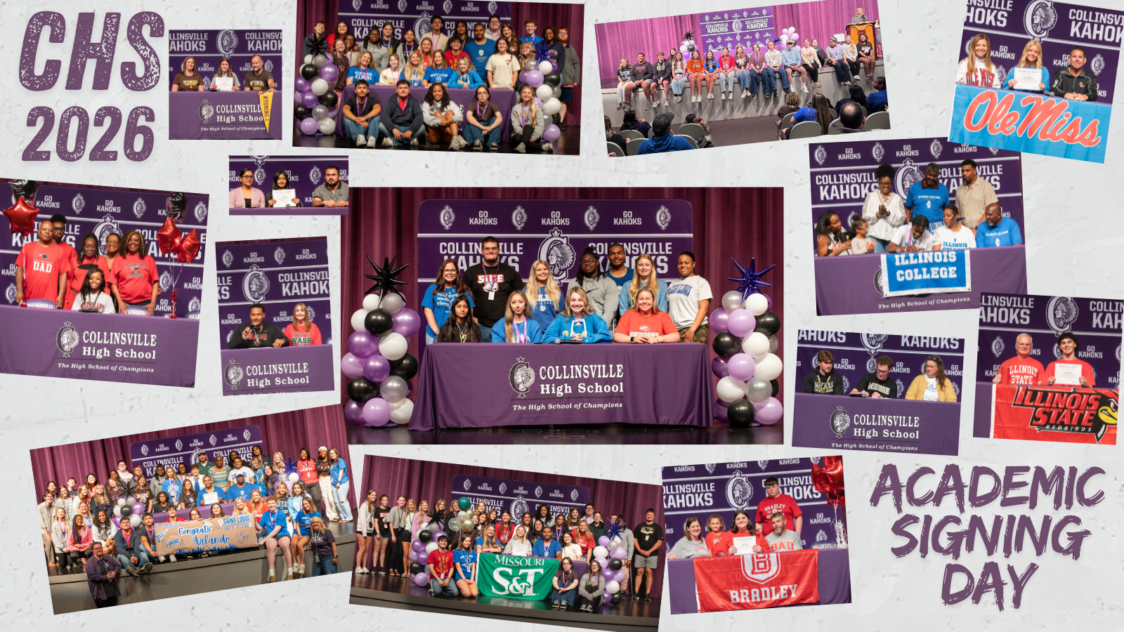 Collinsville High School Celebrates 2026 Academic Signing Day