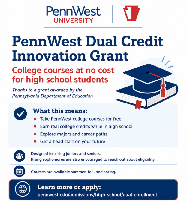 PennWest Dual Credit Opportunity for High School Students