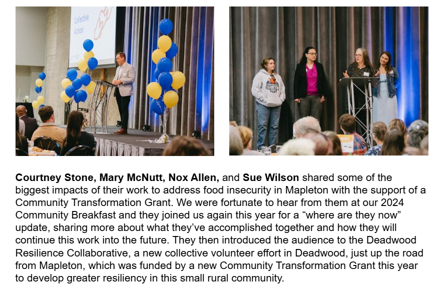 Community Connections: United Way Community Transformation Grant