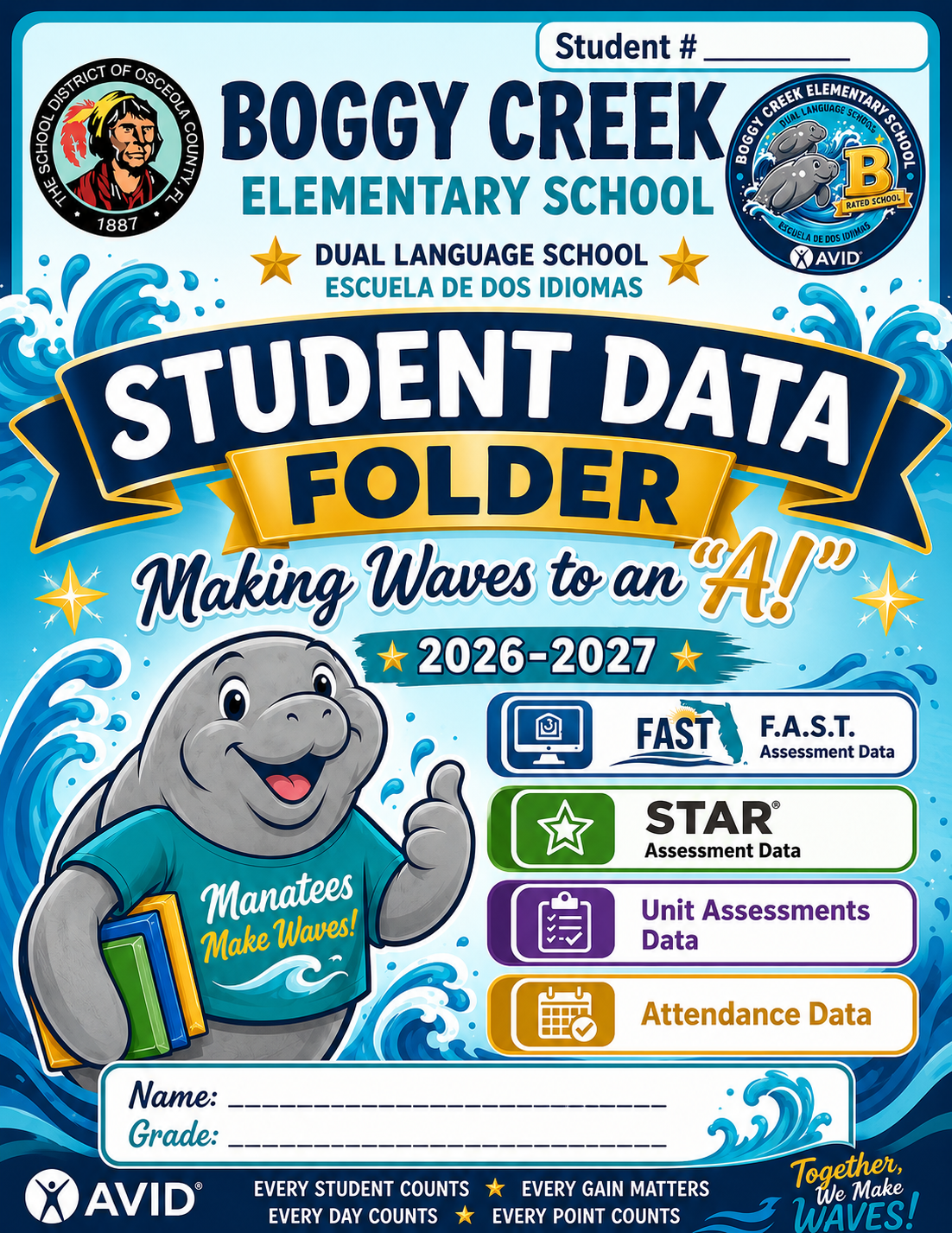 BOGGY Student Data Folders. 