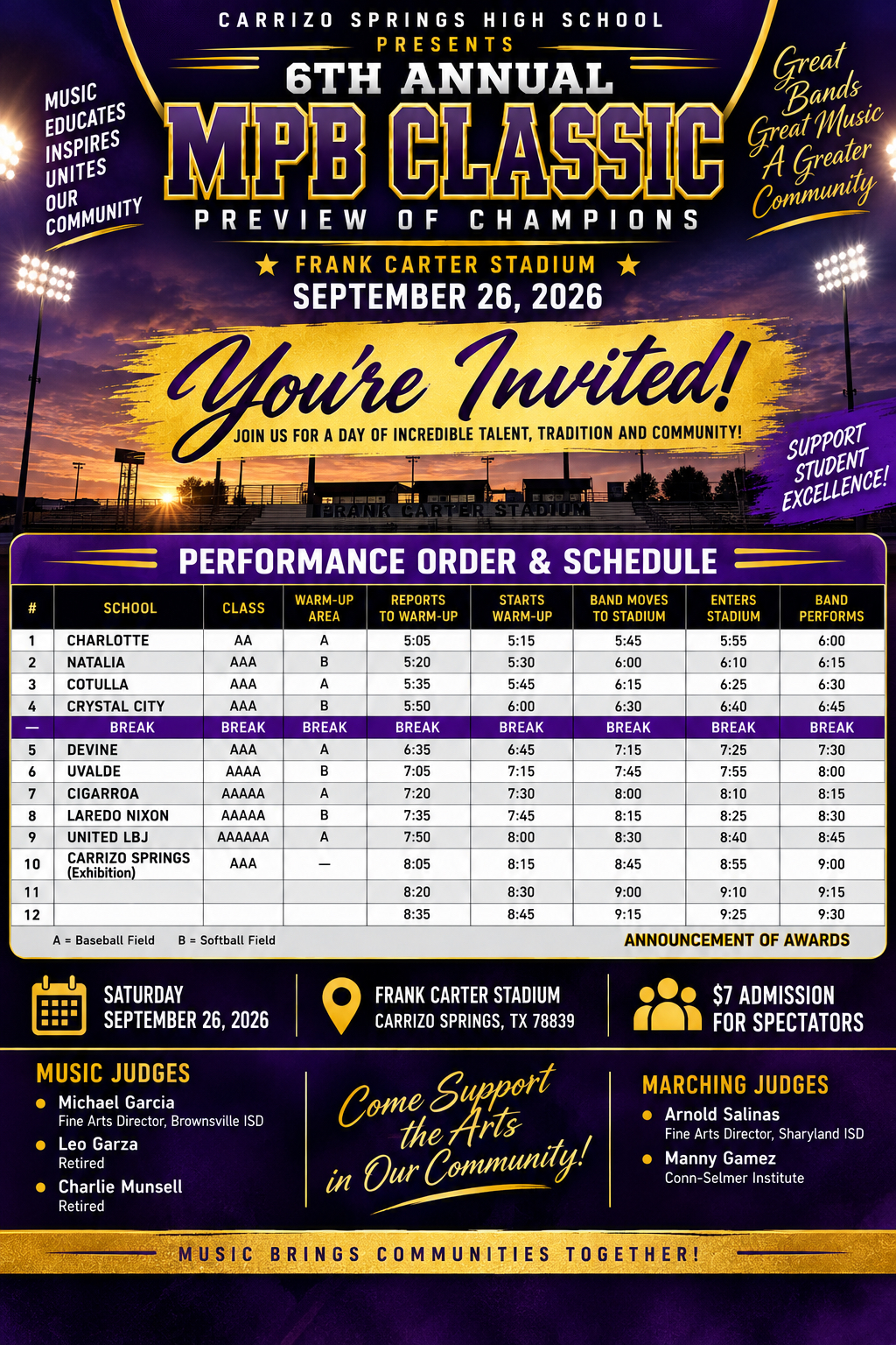 The 6th Annual MPB Classic – Preview of Champions