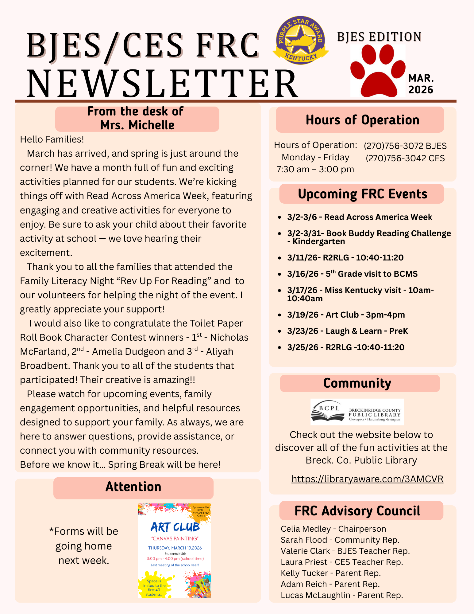 Pic of Newsletter