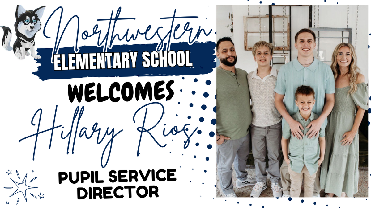 Welcome to the Elementary for the 26-27 School Year - Hillary Rios