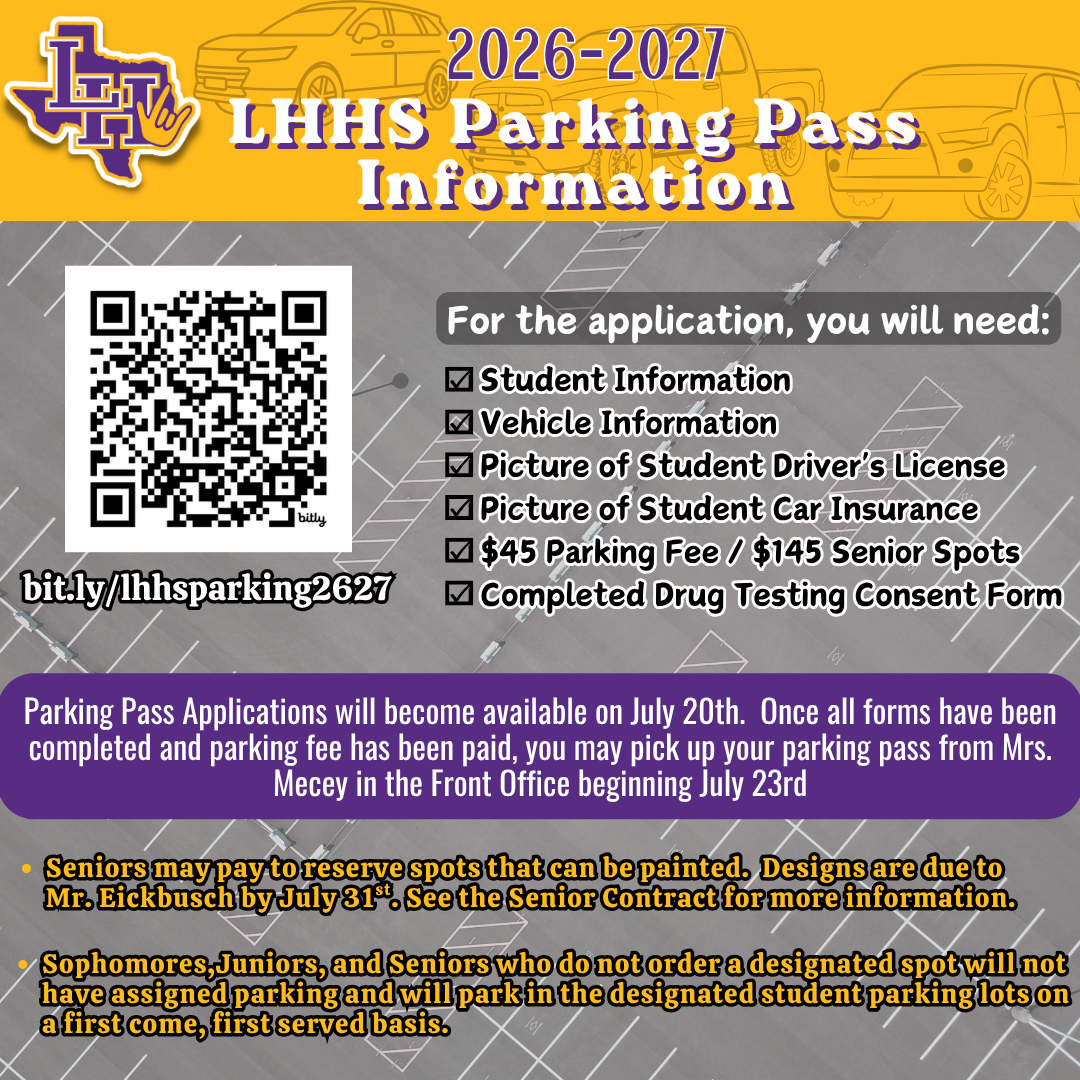Parking Information - Passes go on Sale on Monday 7/20