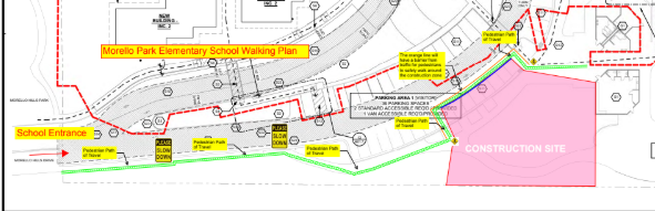 Walking path map