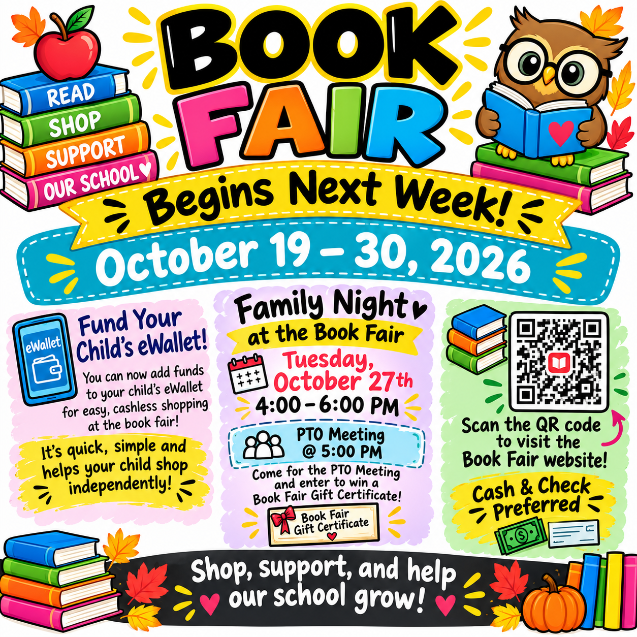 Book Fair Begins Next Week