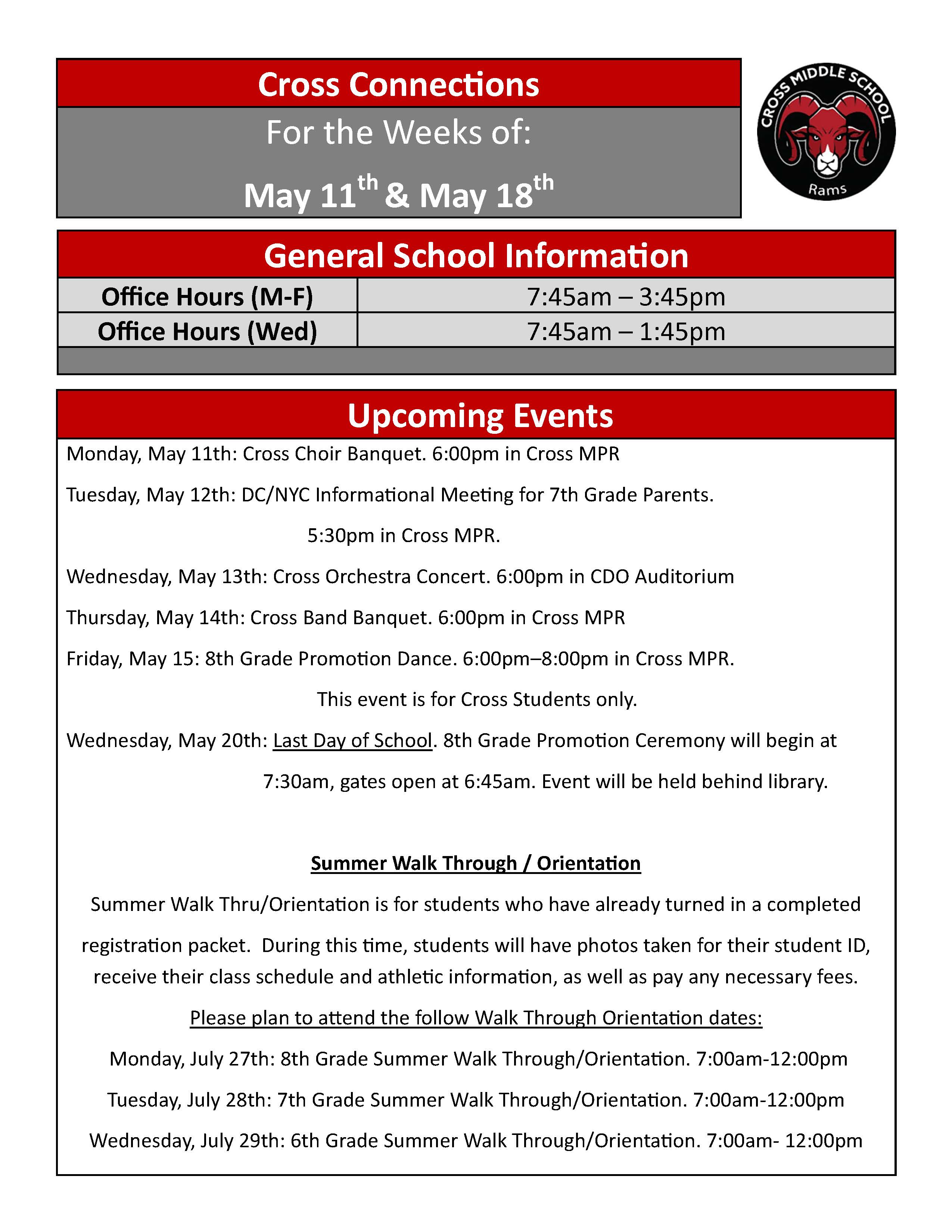 Cross Connections 5-11-26