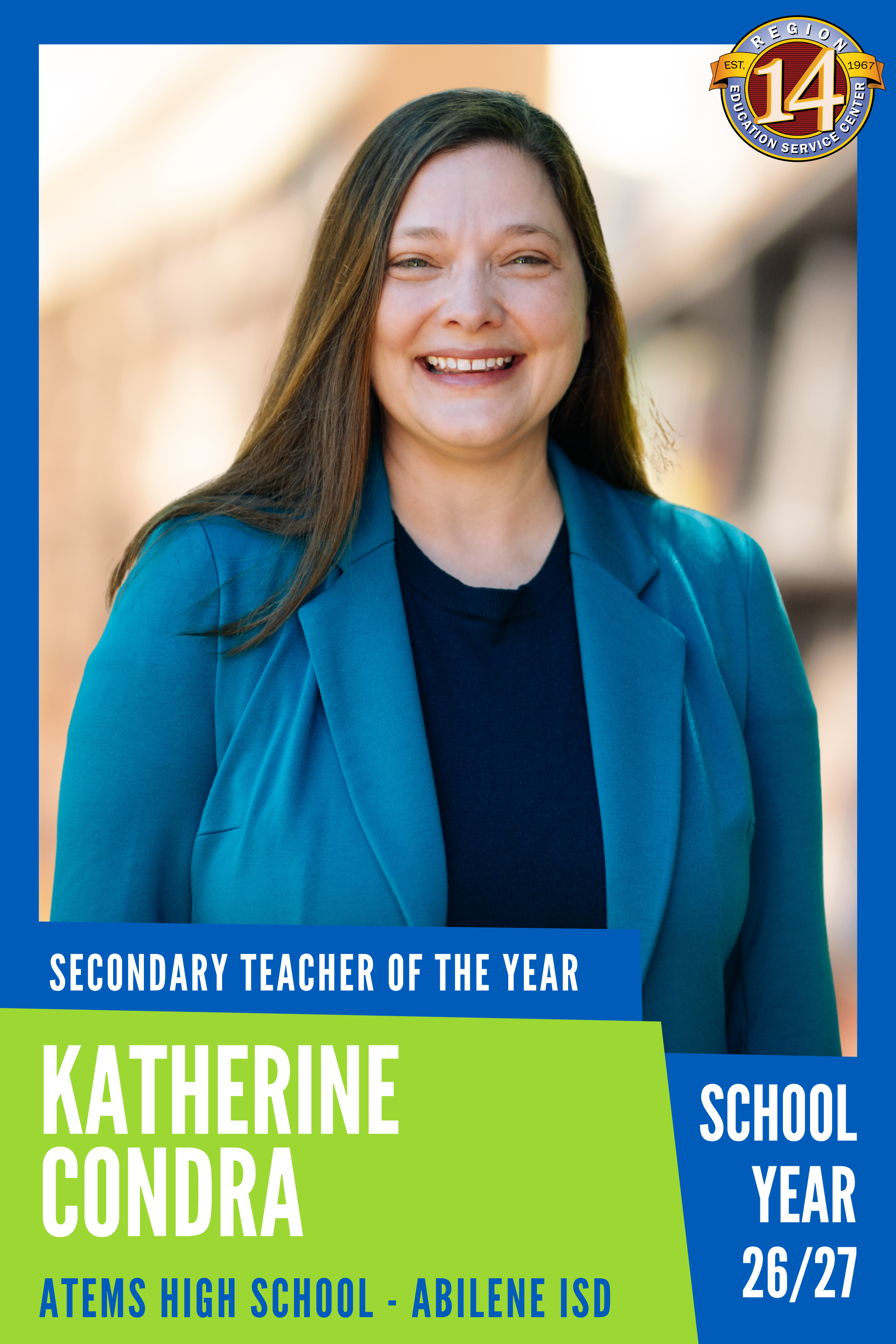 Secondary Teacher of the Year