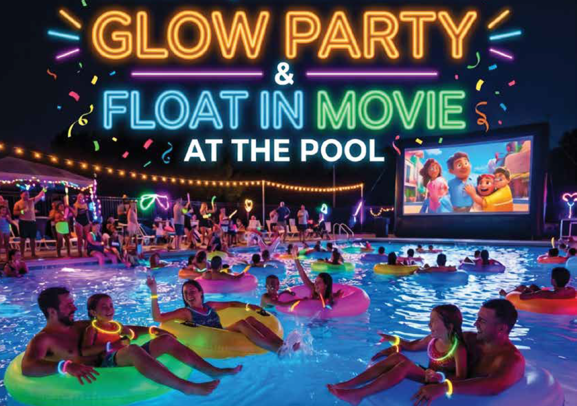Glow Party & Float In Movie at the Linden Pool - August 14th