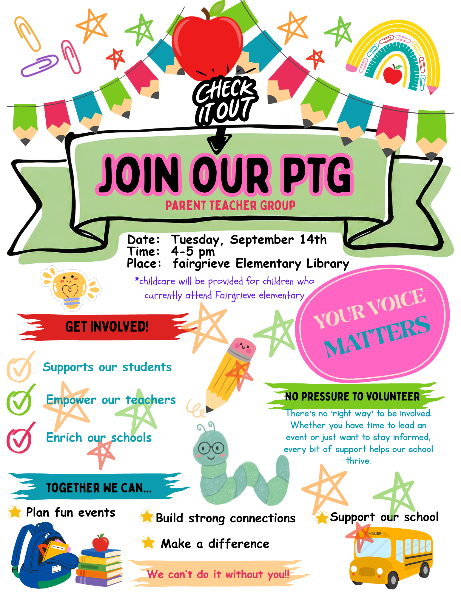 FGE September Meeting - Tuesday, September 14th