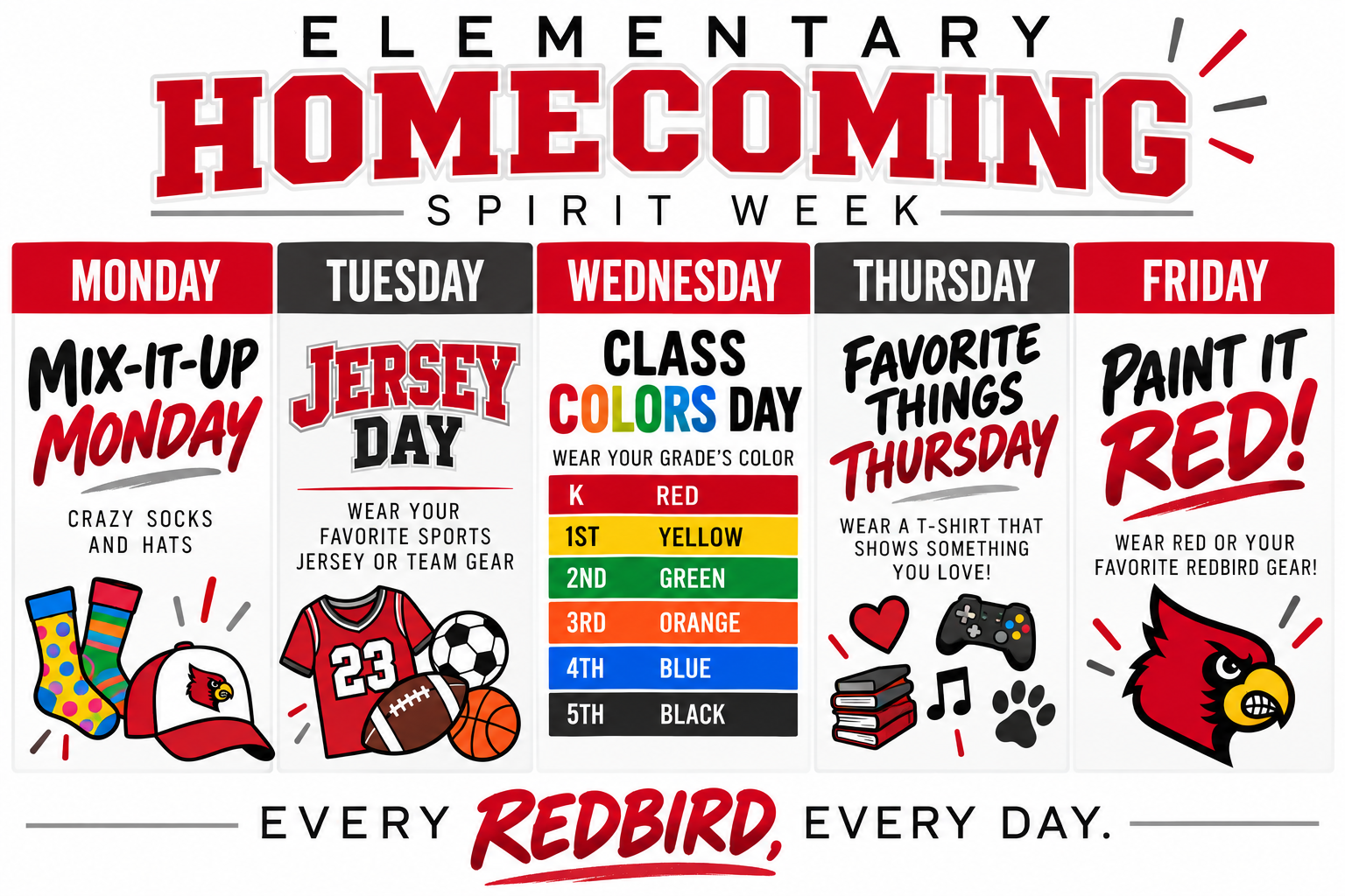 Homecoming Week 9/28-10/2