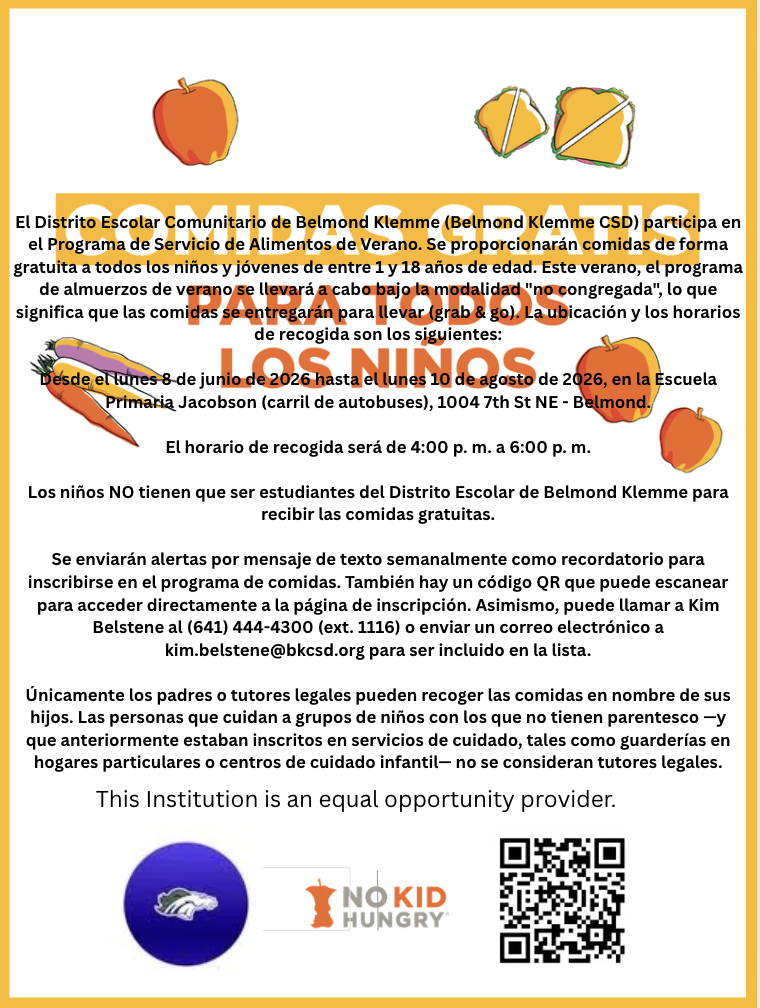 Free Summer Meals info for 2026