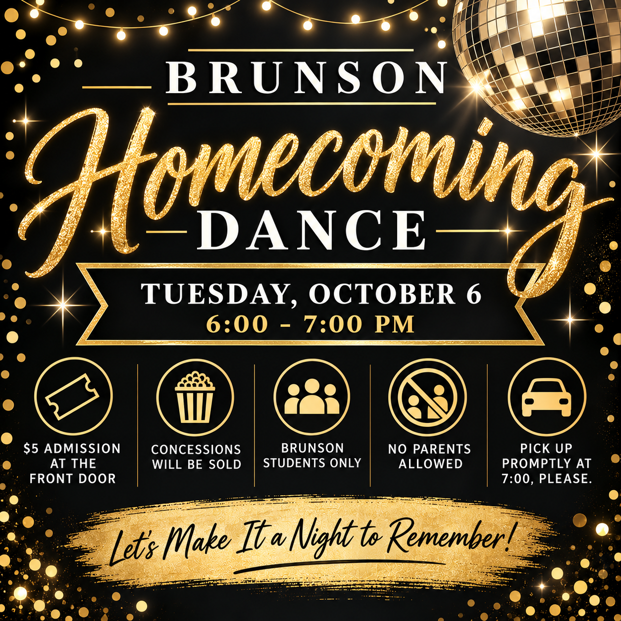 Brunson Homecoming Dance