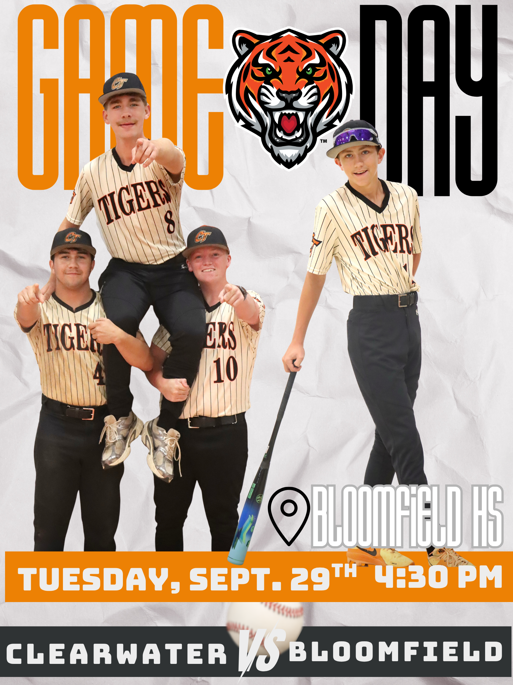 Volleyball and Baseball Games -Today (9/29/26)
