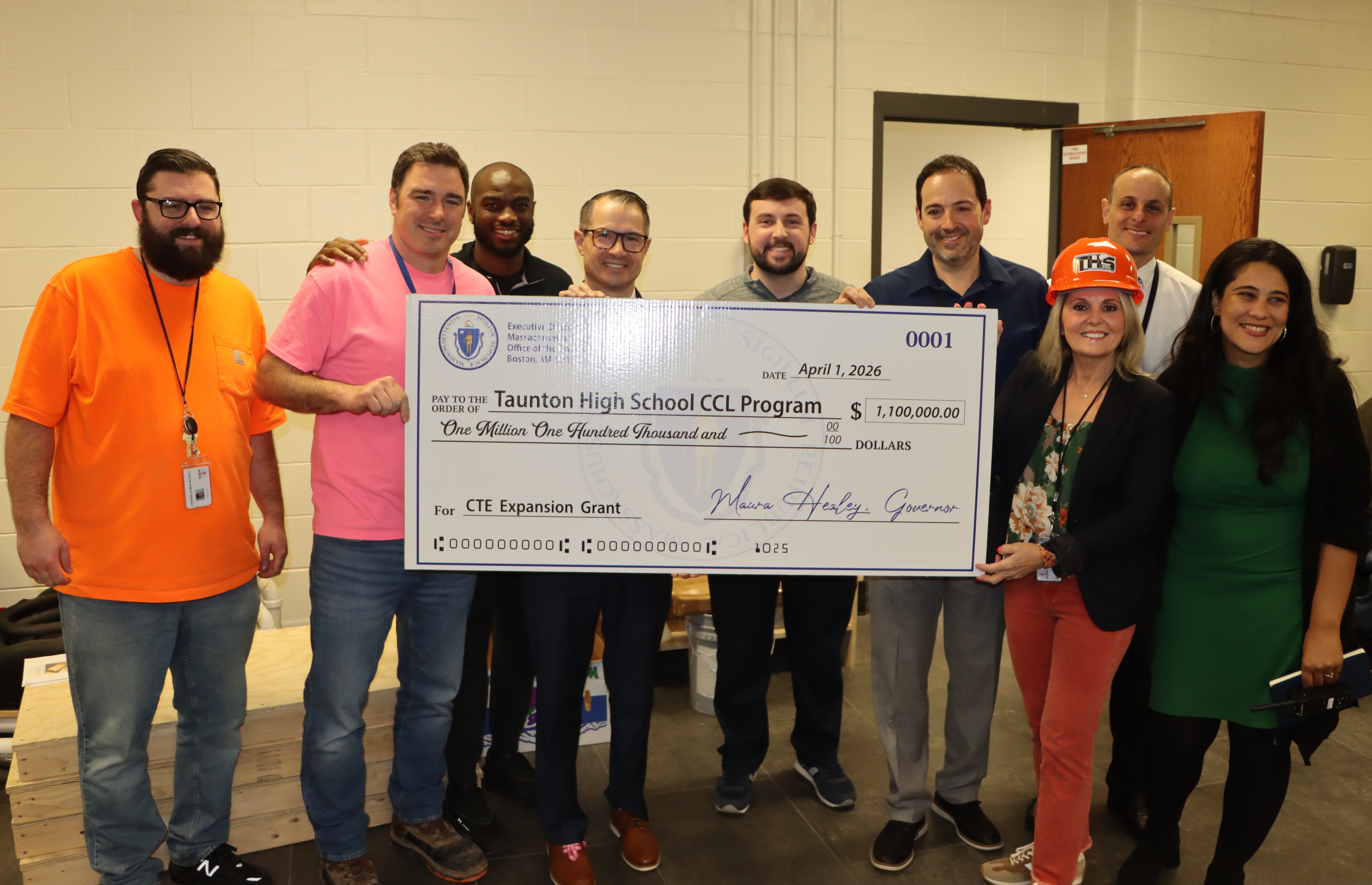 Taunton High School awarded $1.1 million state grant to expand career technical education programming 