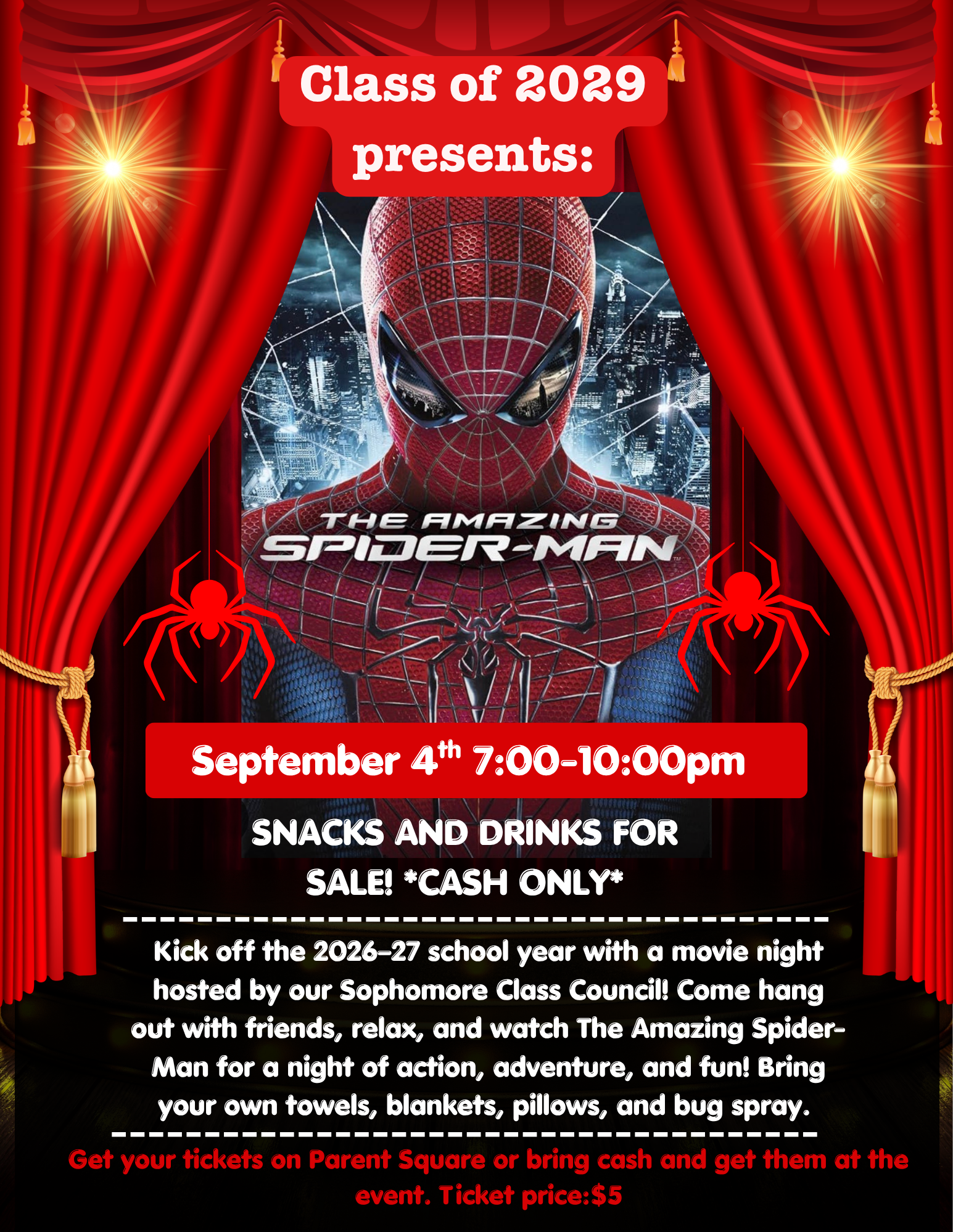 Movie Night - Friday, September 4