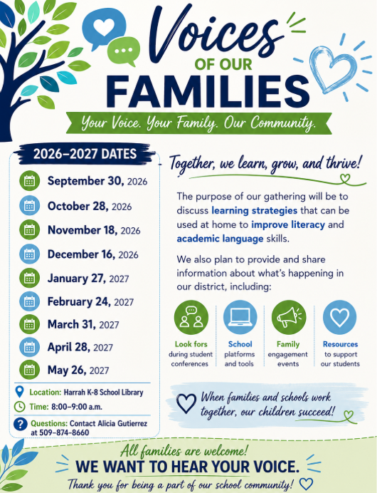 Voices of Our Families Wednesday, September 30, 2026
