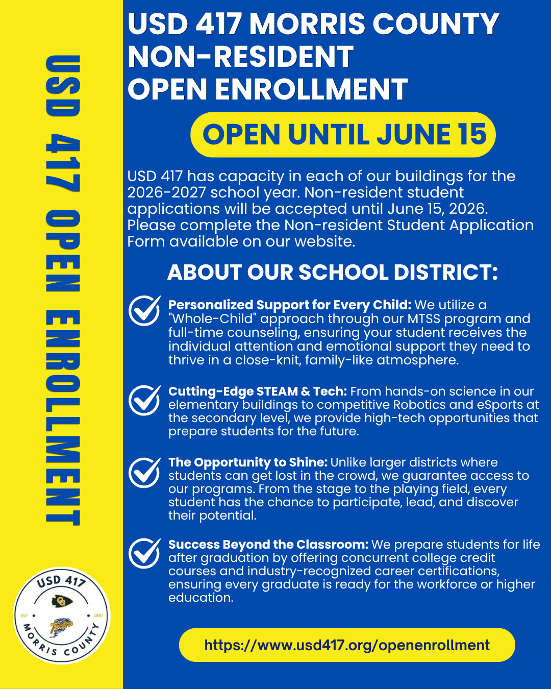 Non-Resident Open Enrollment Closes June 15