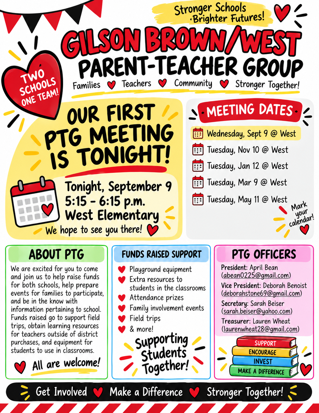 PTG Meeting Tonight @ 5:15 pm