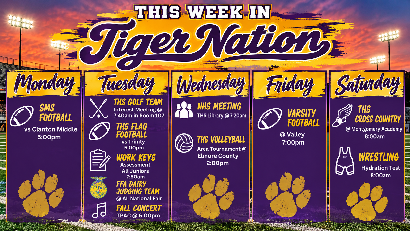 This Week in Tiger Nation!! 