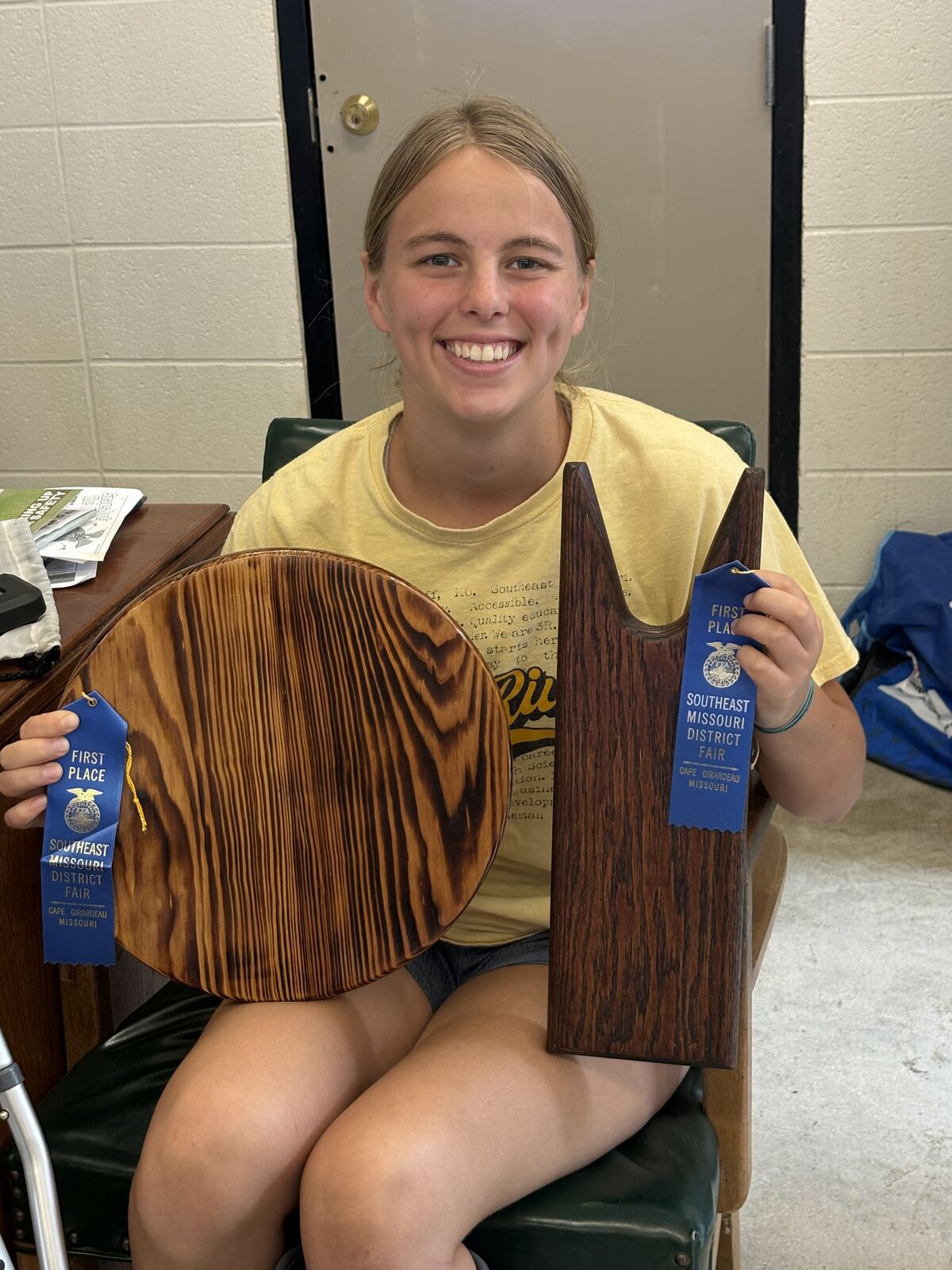 FFA Students -Blue Ribbons @ SEMO District Fair