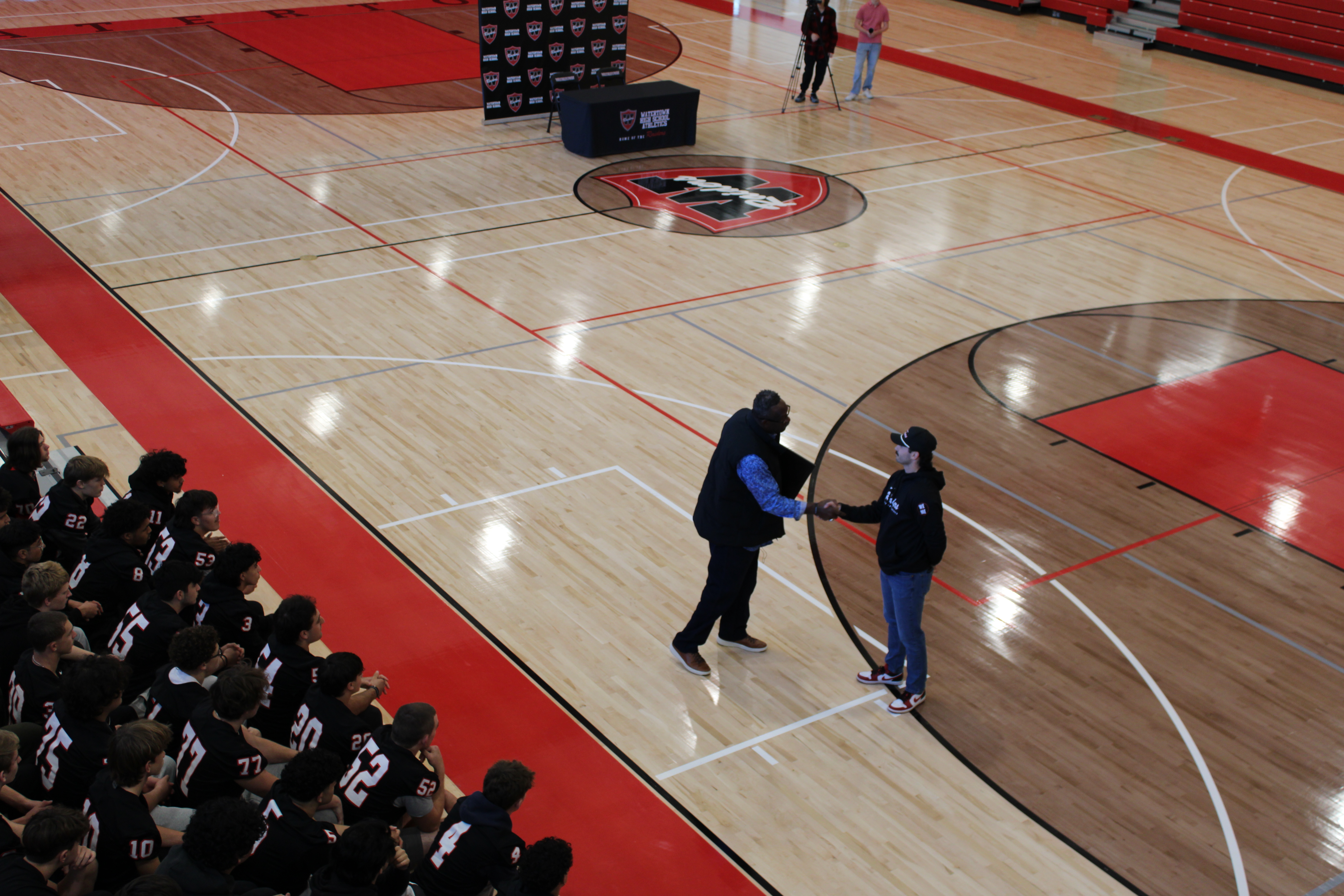 Football Team Honored by New England Patriots!