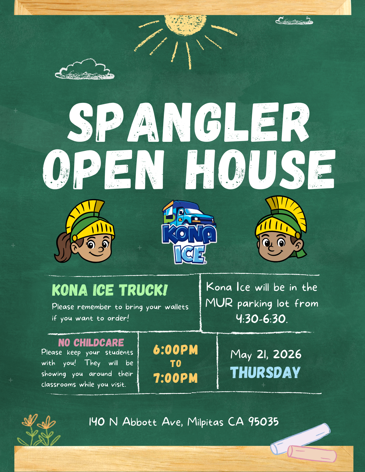 Open House - Thursday 5/21