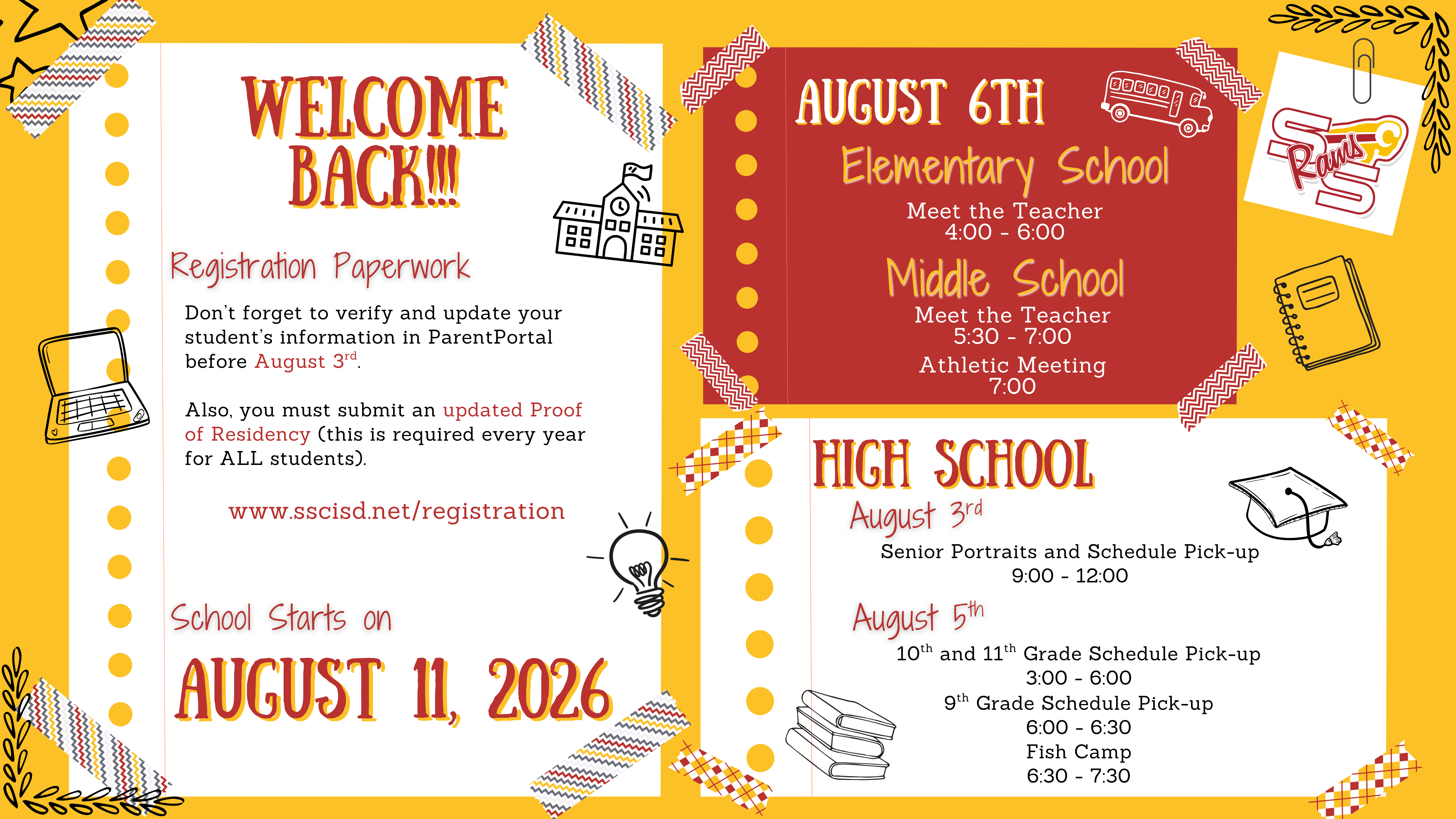 Back to School is Almost Here!!