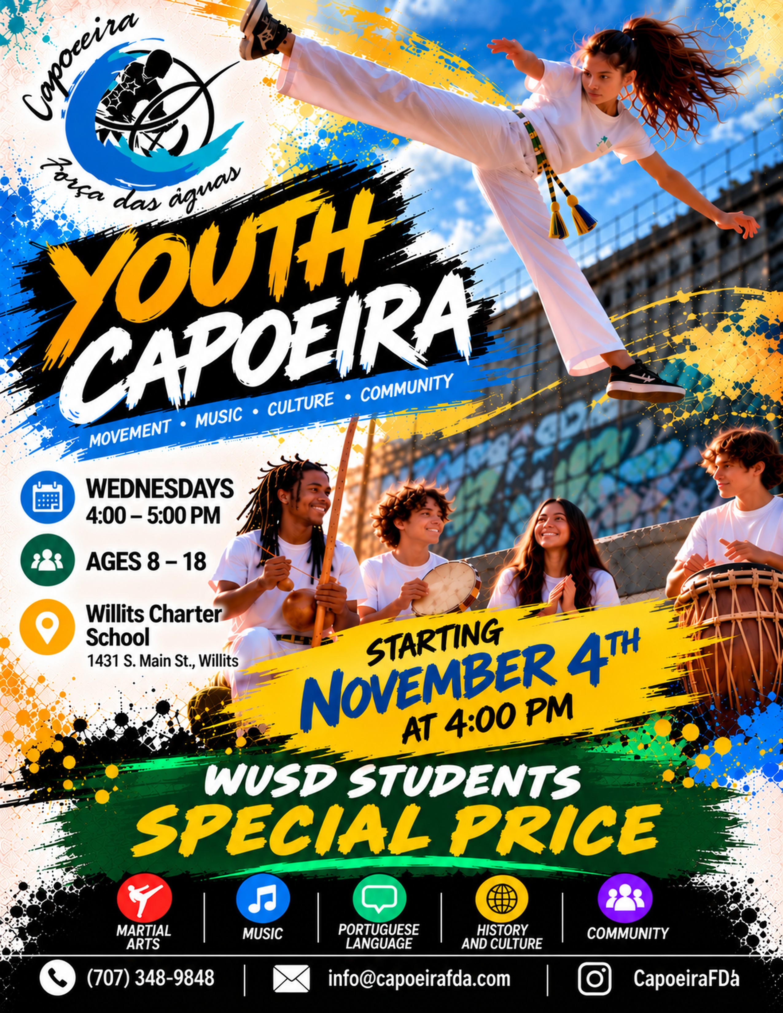 Youth Capoeira Classes