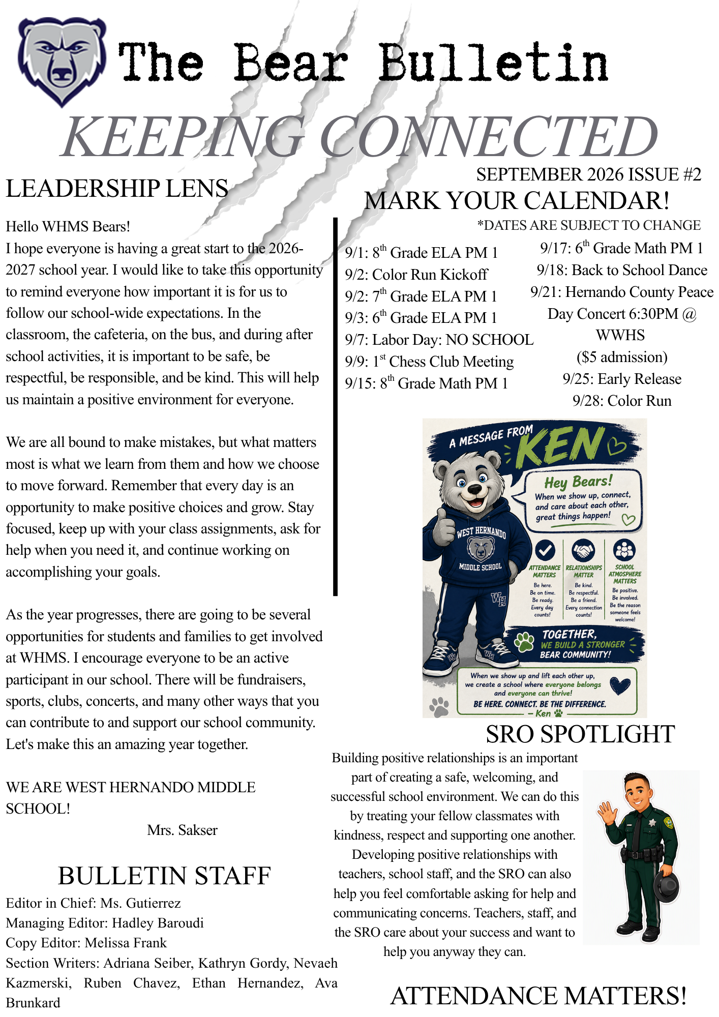 The Bear Bulletin Issue #2