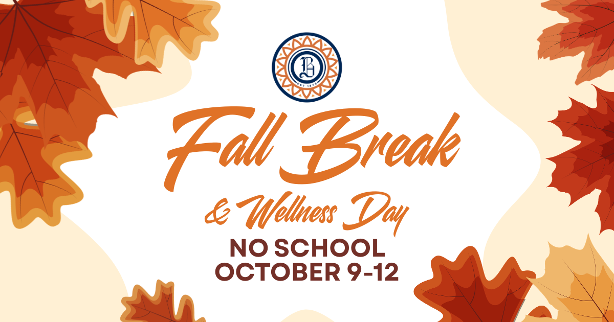 Beeville ISD Fall Break & Wellness Day Reminder 🍂