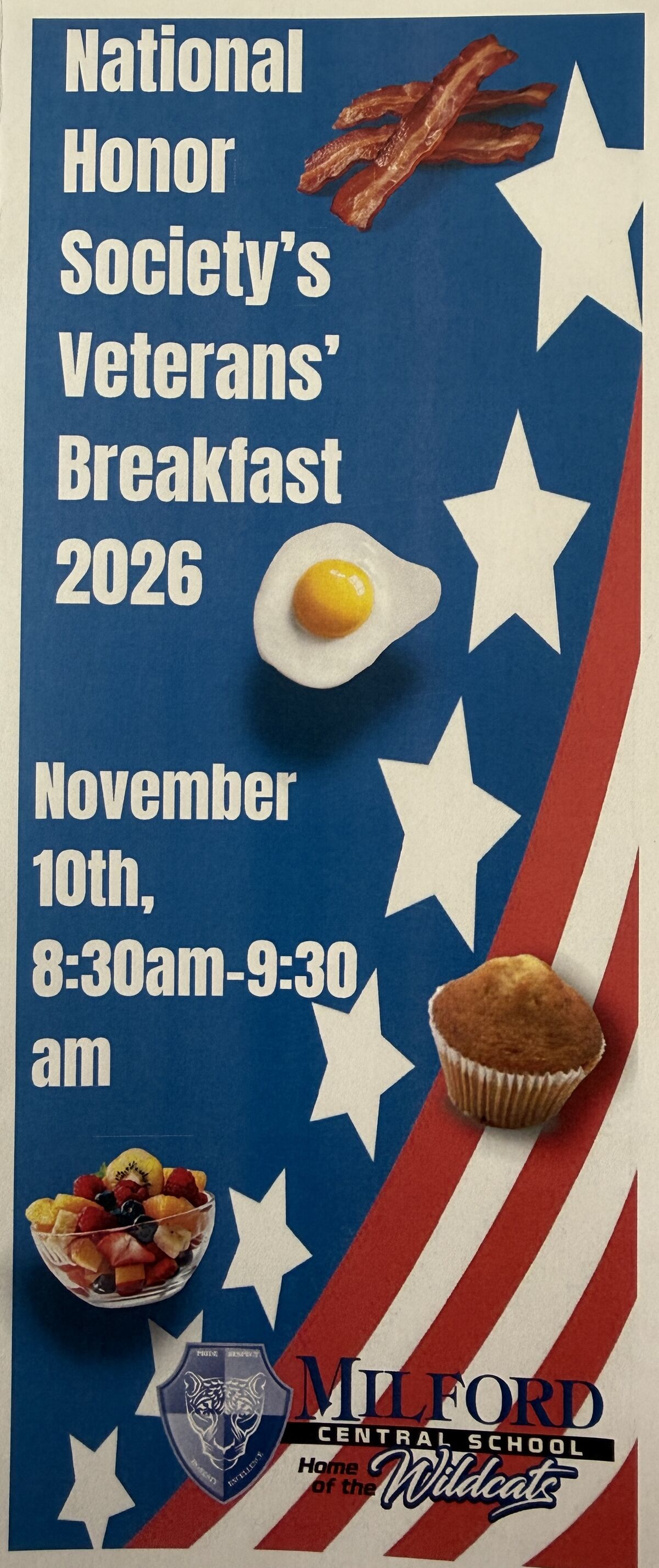 Annual National Honor Society's Veterans' Day Breakfast