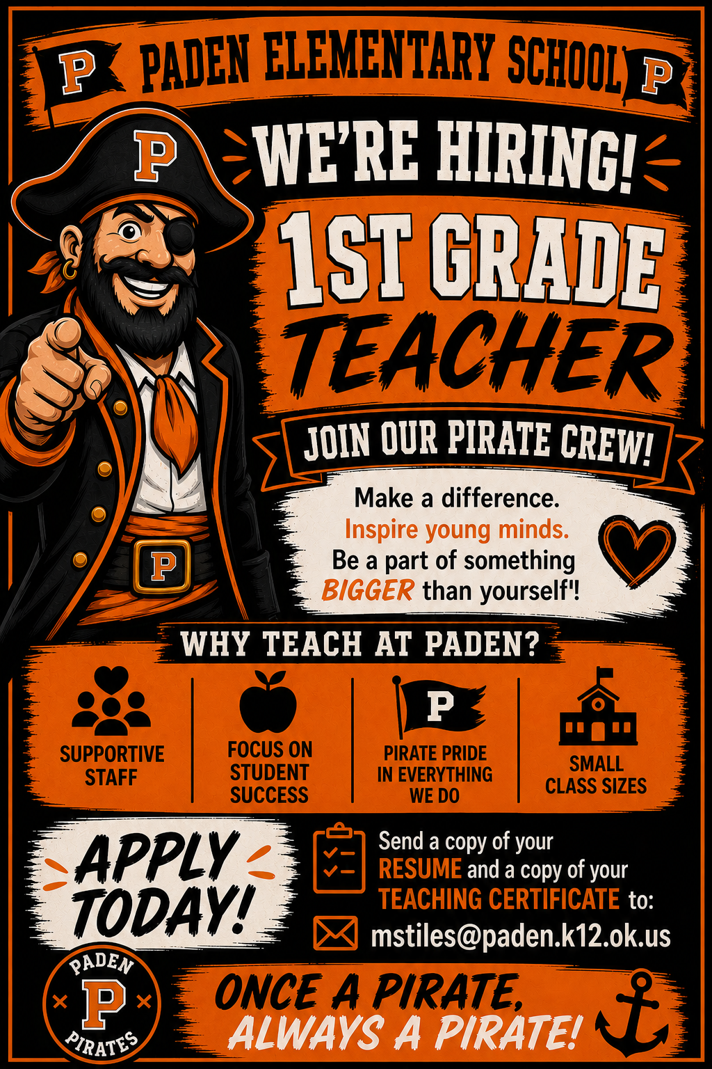 Teaching Position: Certified Teacher Needed 
