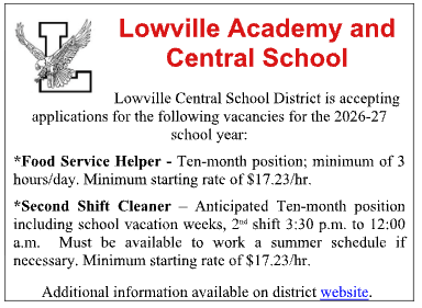 Employment Opportunities at LACS