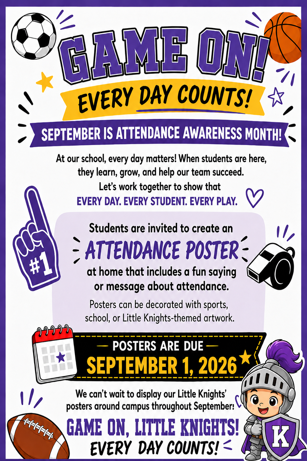 💜 Attendance Matters at NWLES!