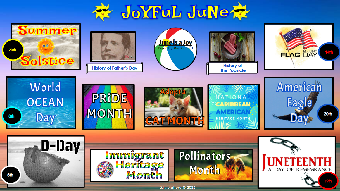 June Choice Board