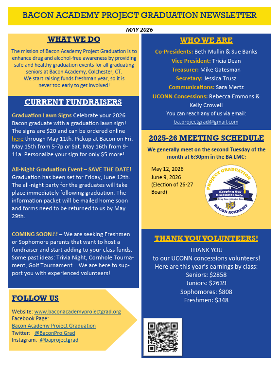 BAPG May Newsletter