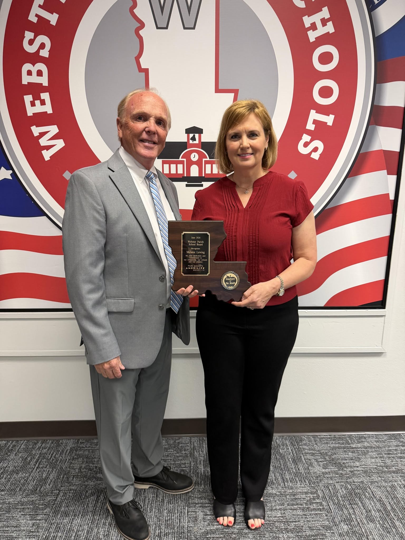 Congratulations to Mrs. Melanie Lewing on her upcoming retirement and being named Taylor & Son's June Employee of the Month