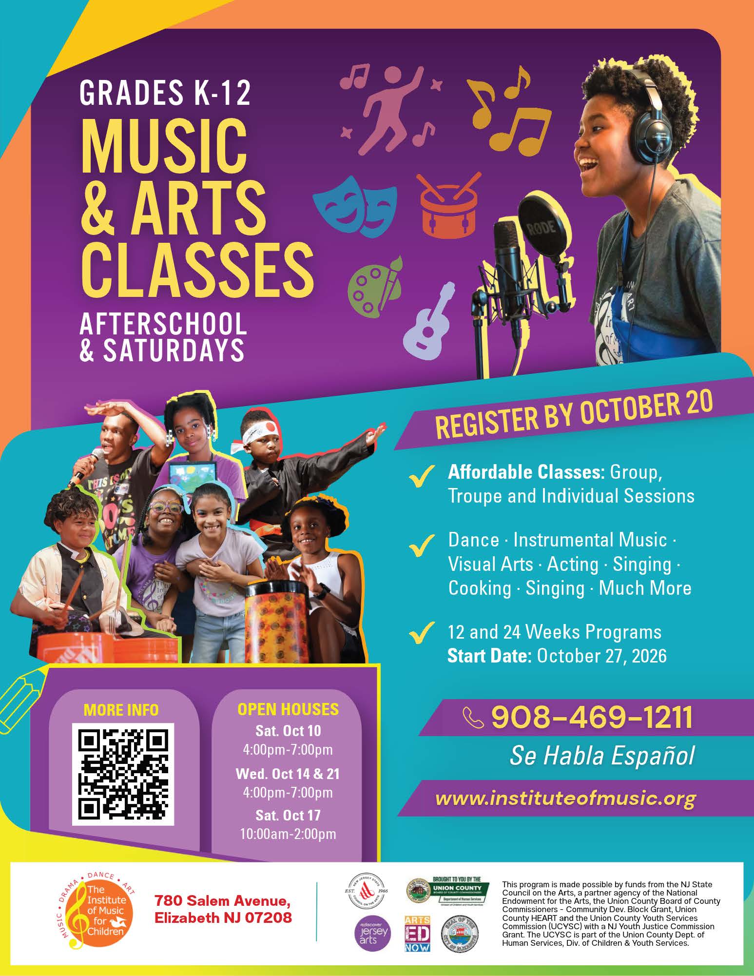 Opportunities For Your Students - Afterschool Arts and Music Classes