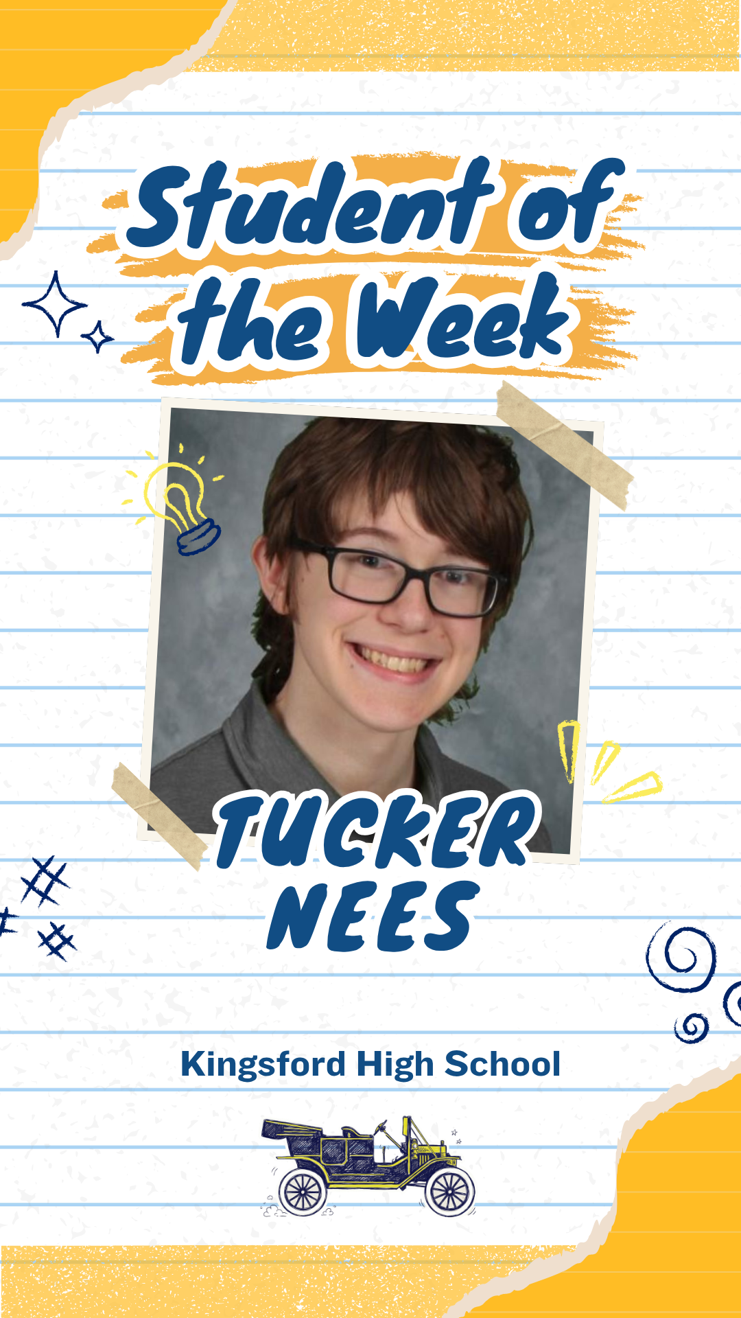 KHS Student of the Week, October 26, 2026