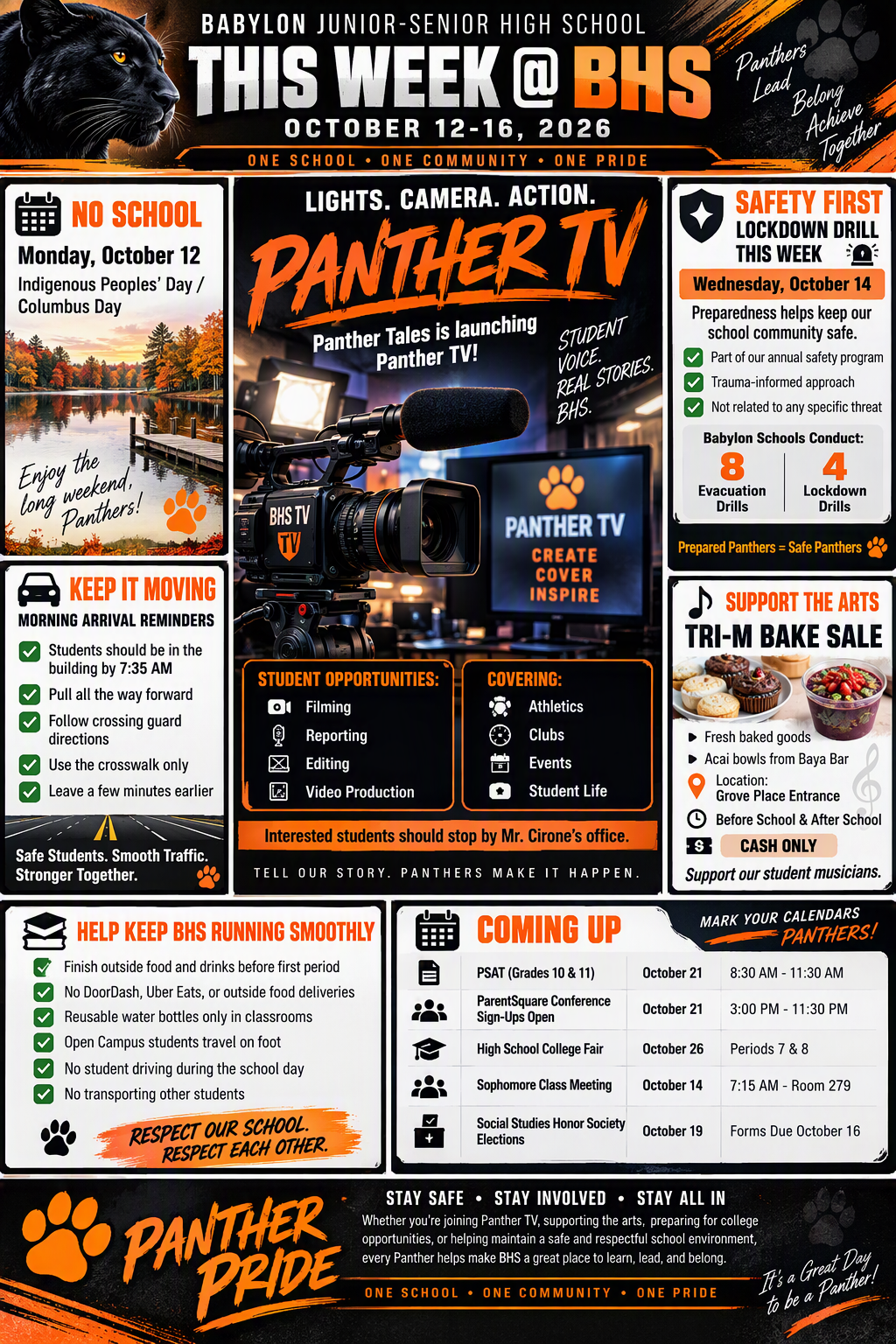 This Week @ BHS 10.12.26
