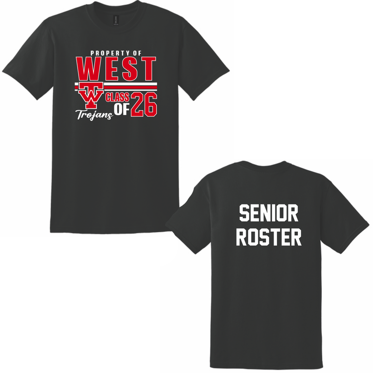 SENIOR 2026 T-SHIRT ORDERS! DUE TOMORROW AT NOON! 