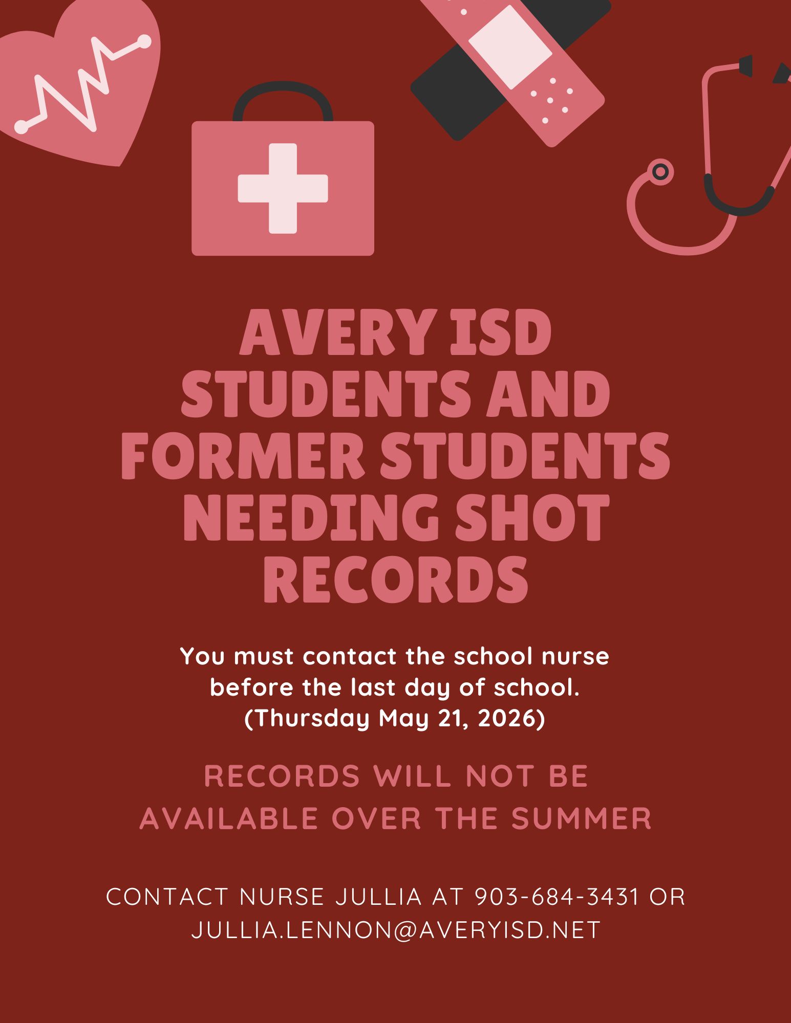 Immunization Records Request