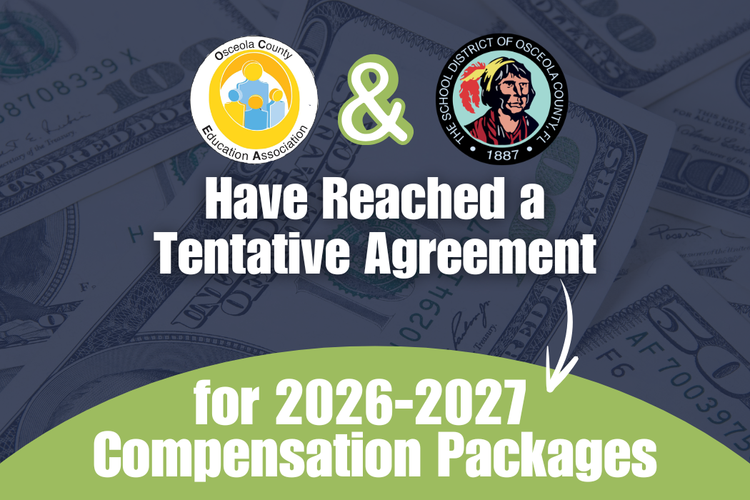 The School Board Reaches Tentative Agreements with OCEA on Compensation Packages for Instructional and Education Staff Professional Employees for 2026-2027 School Year