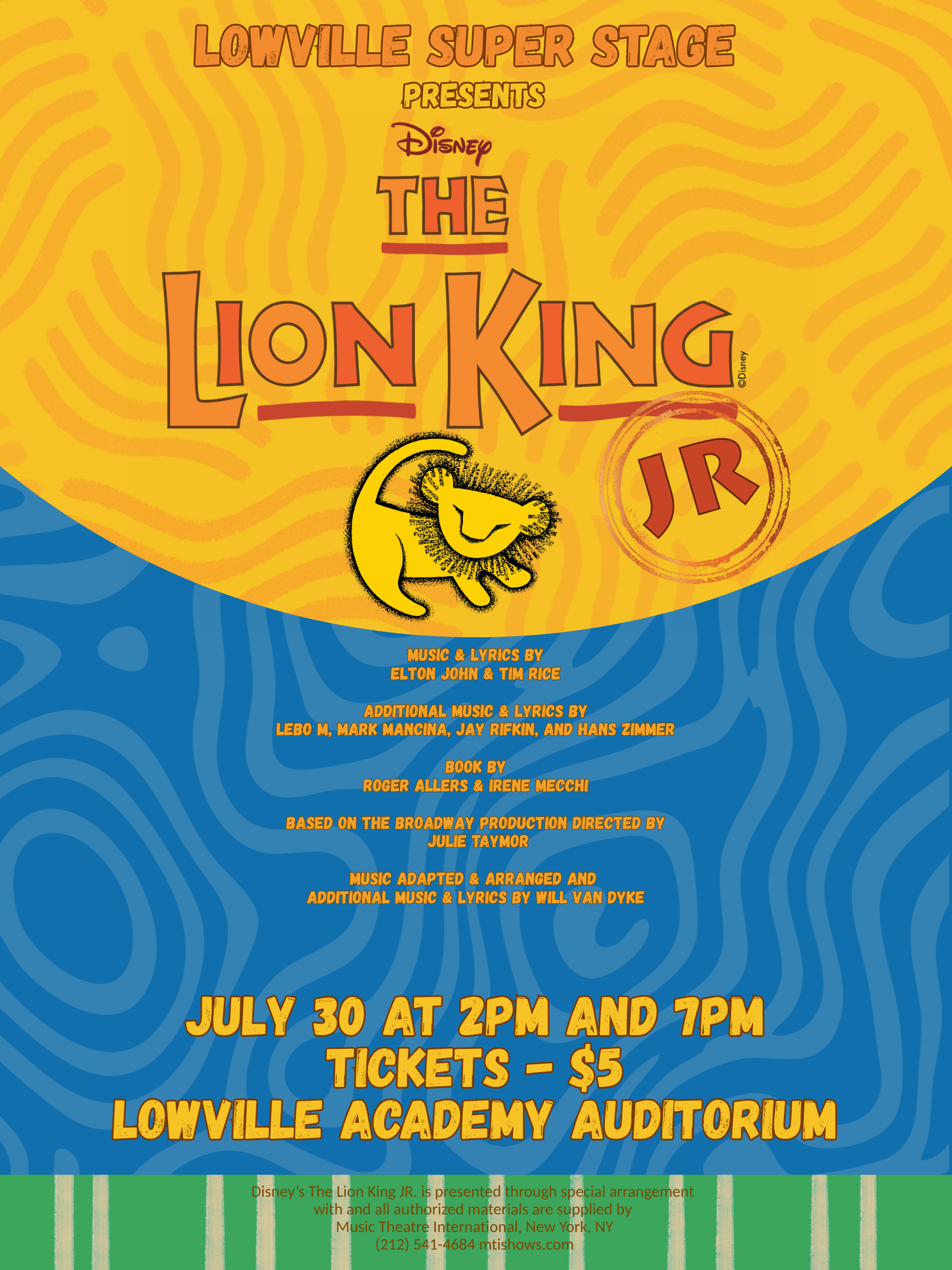 Lowville Super Stage presents "Lion King Jr."