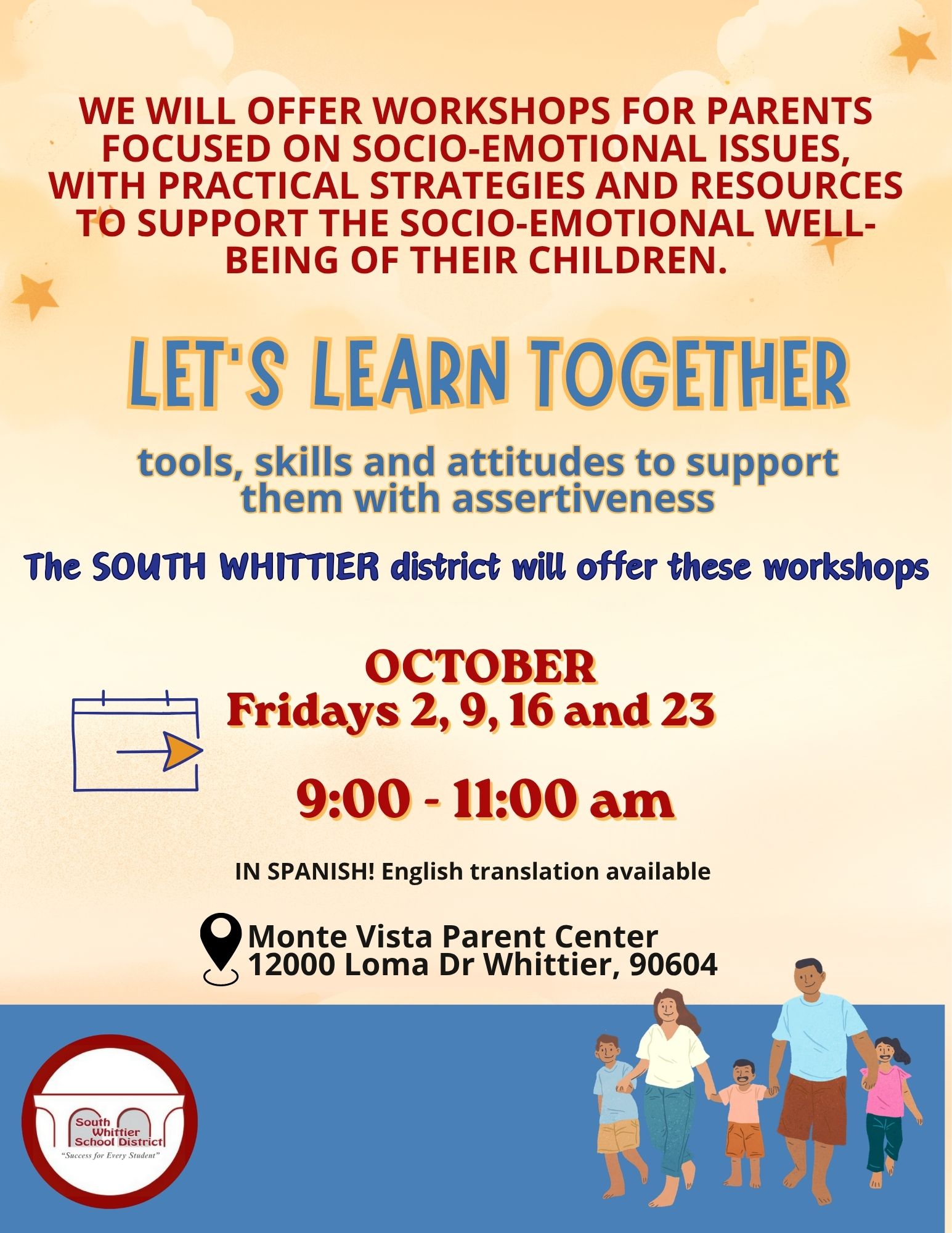 Parent Workshop This Friday!