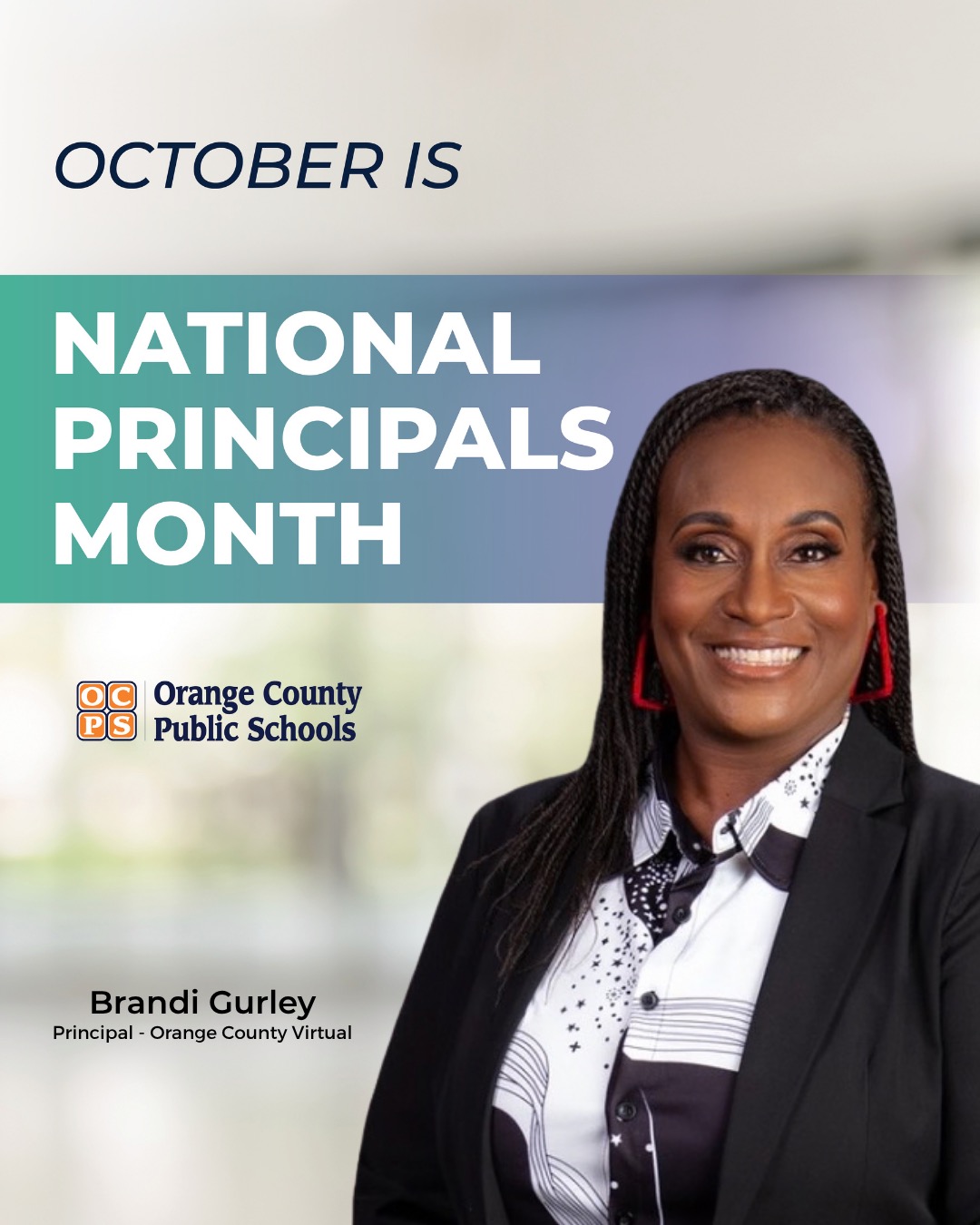 Celebrating Our Proud Principal During National Principals Month!