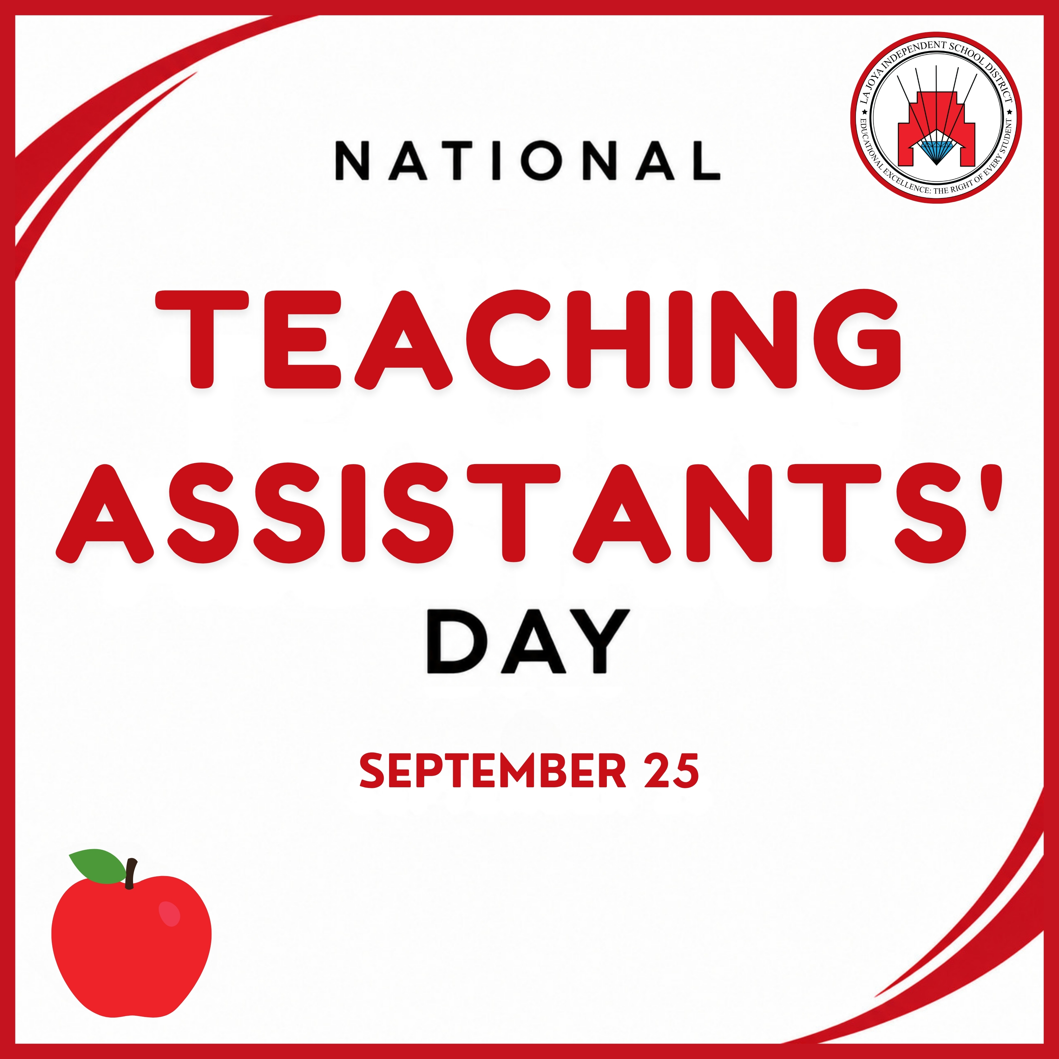 🍎📚 Happy National Teaching Assistants’ Day!